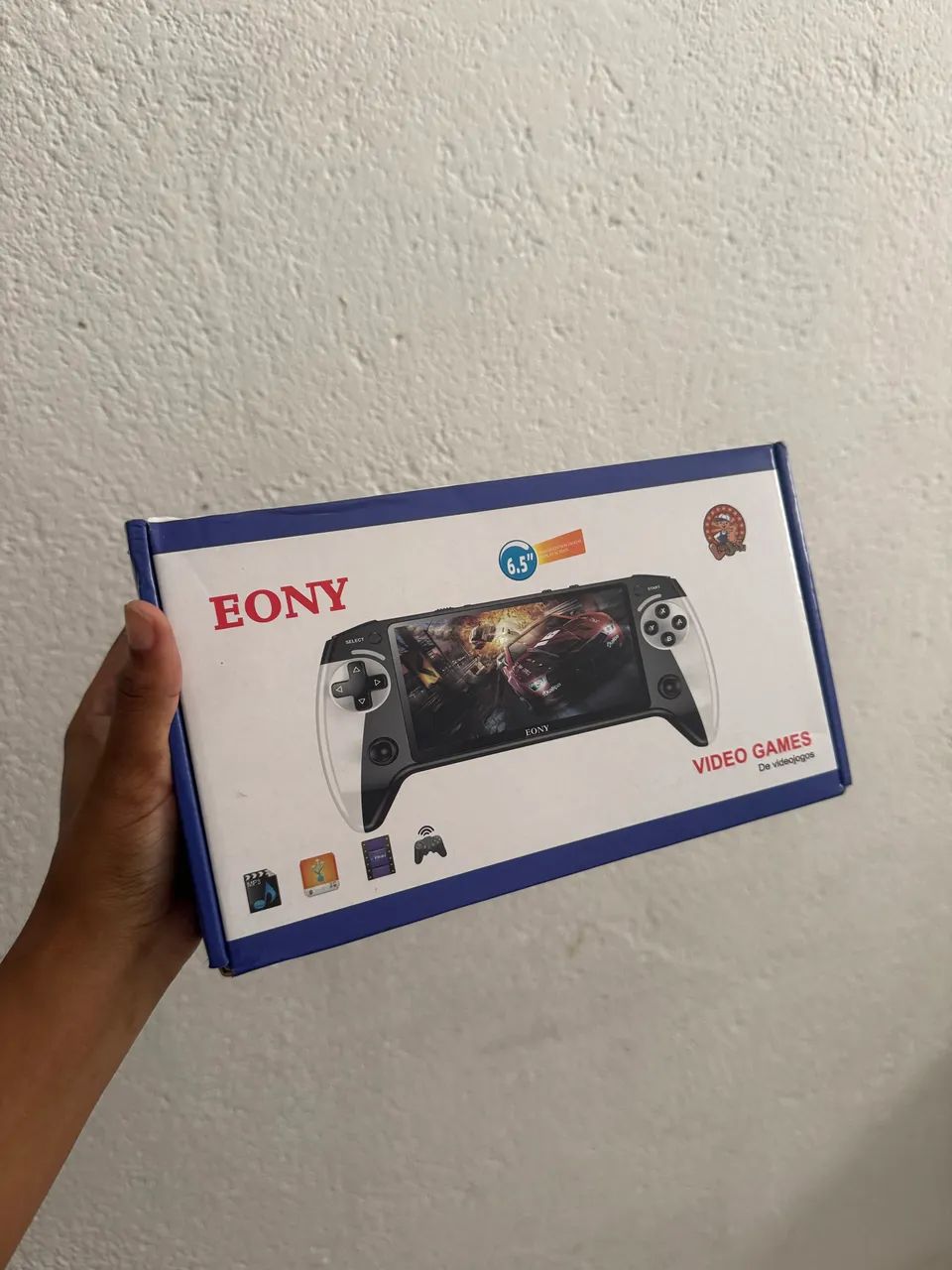 Vídeo game emulador Eony tela 6.5 polegadas 