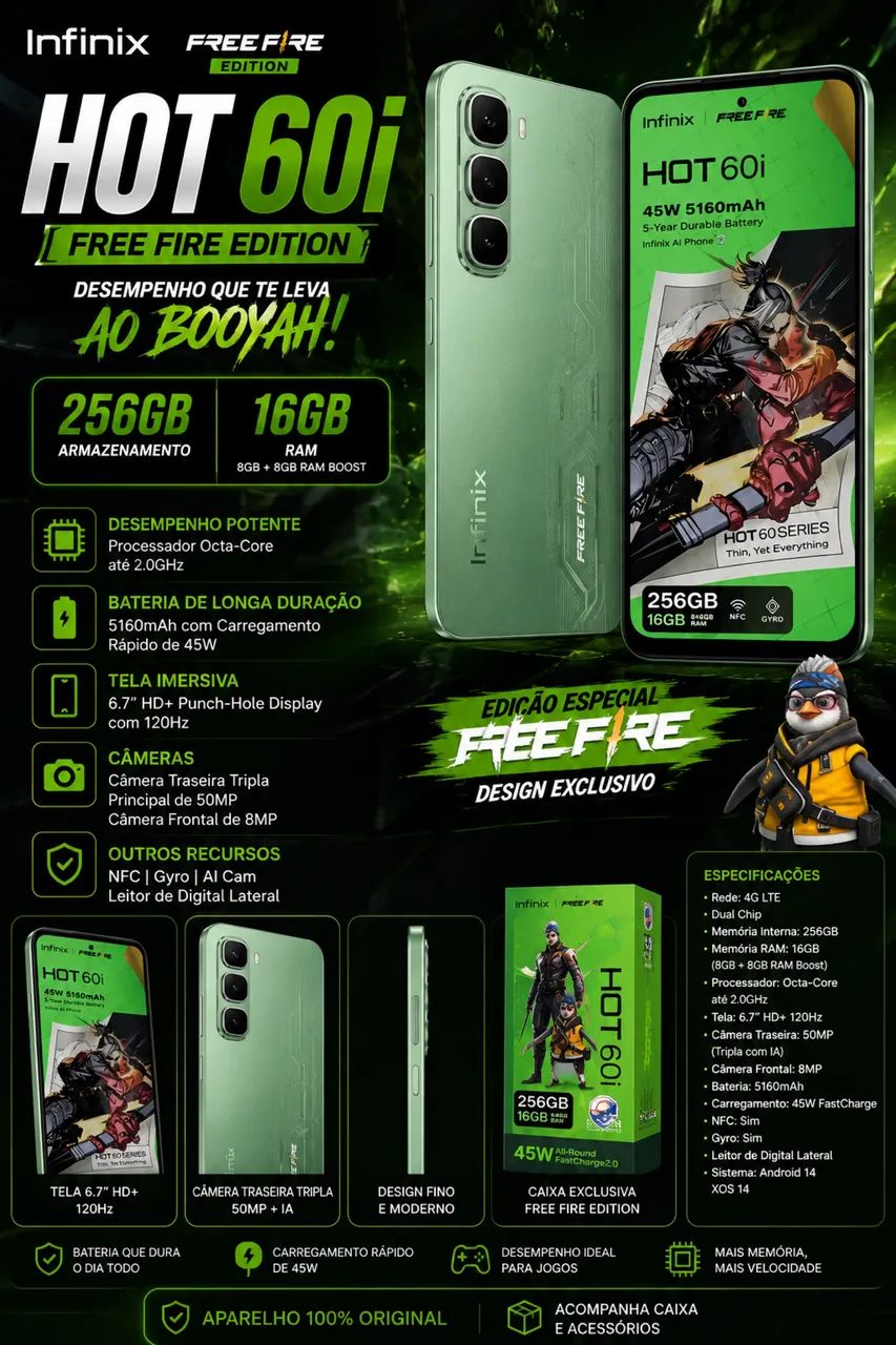 Celular infinix Hot 60i - Foto 2