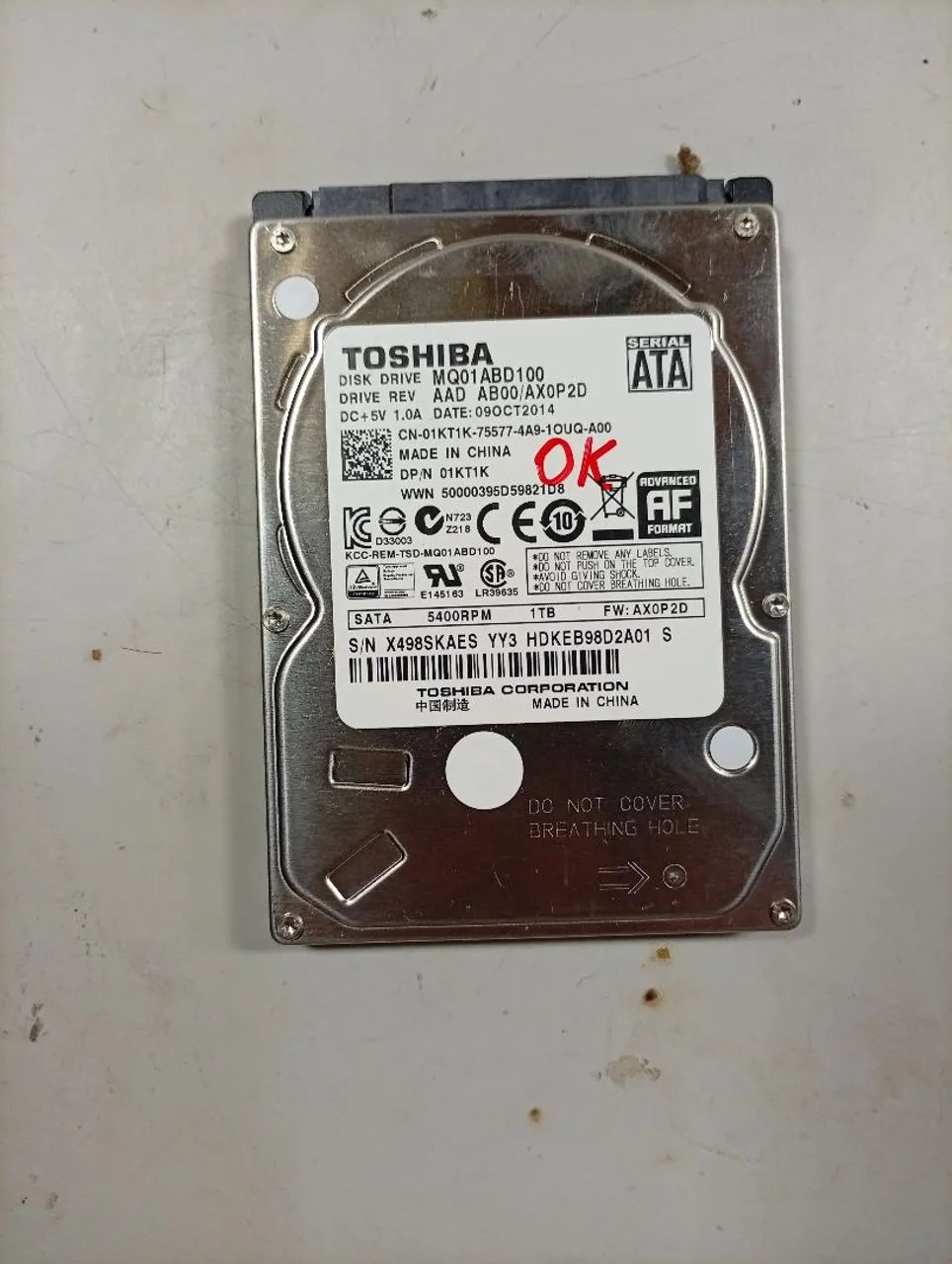 HD 1 tera toshiba