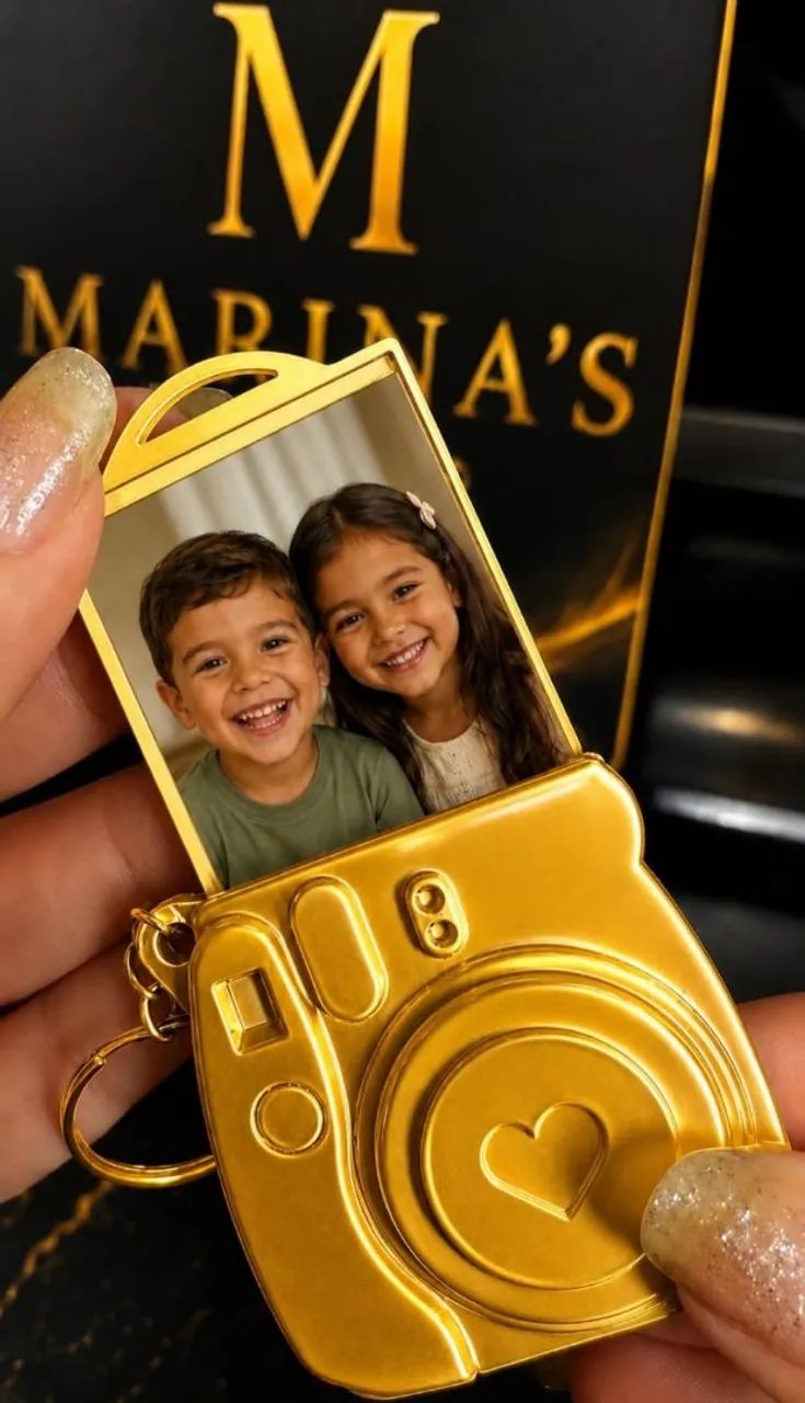 Chaveiro Porta Foto 3D com foto personalizada  - Foto 2