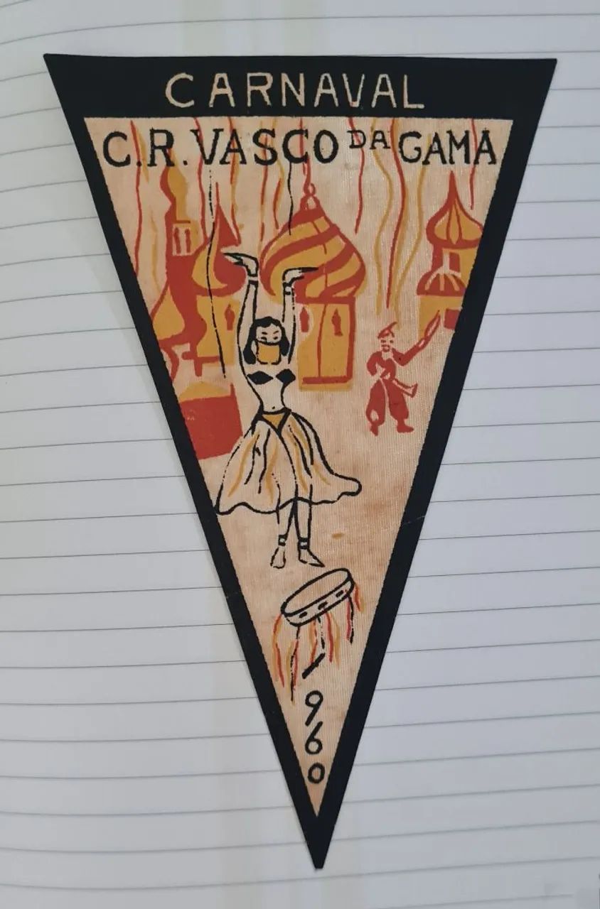 Flâmula C. R. Vasco da Gama - carnaval na selva - 1960