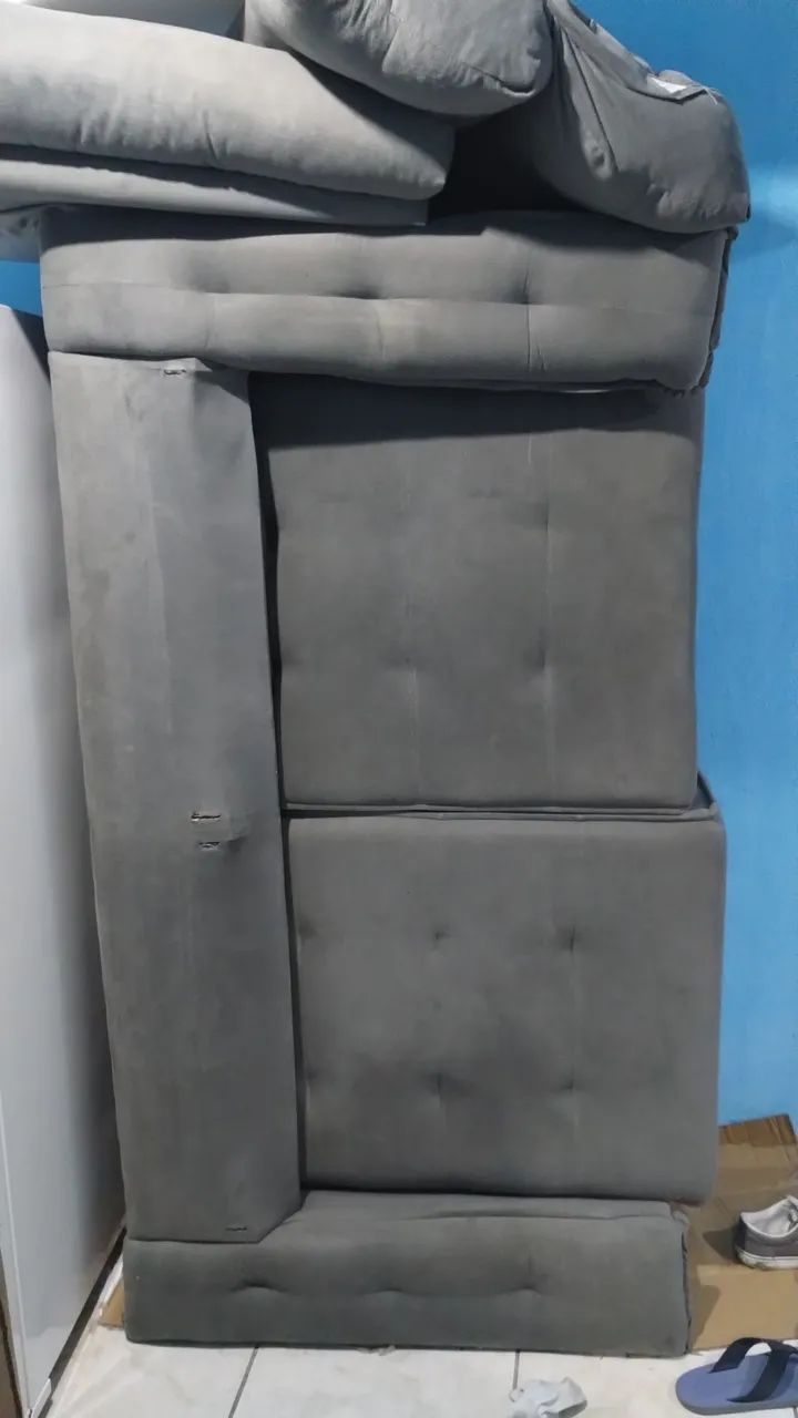 Sofá 3 lugares reclinável 