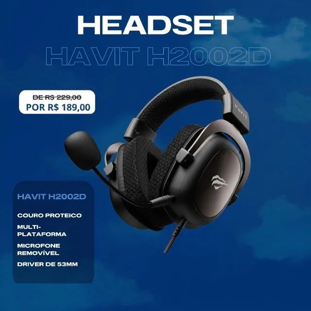 Headset Havit H2002D