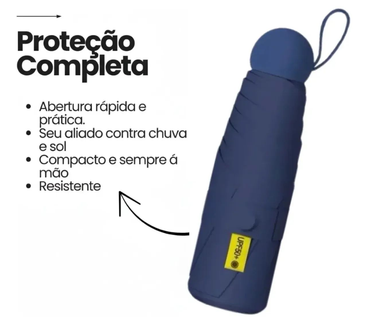 Mini Guarda Chuva Sombrinha Compacto E Portátil De Bolsa - Foto 3