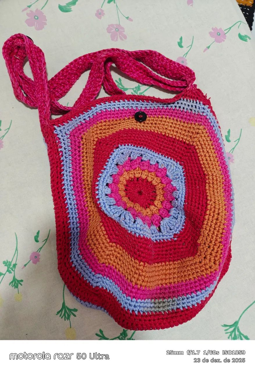 Bolsas de crochê  - Foto 5