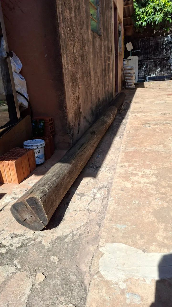Palanque Eucalipto 5metros para caixa d'agua