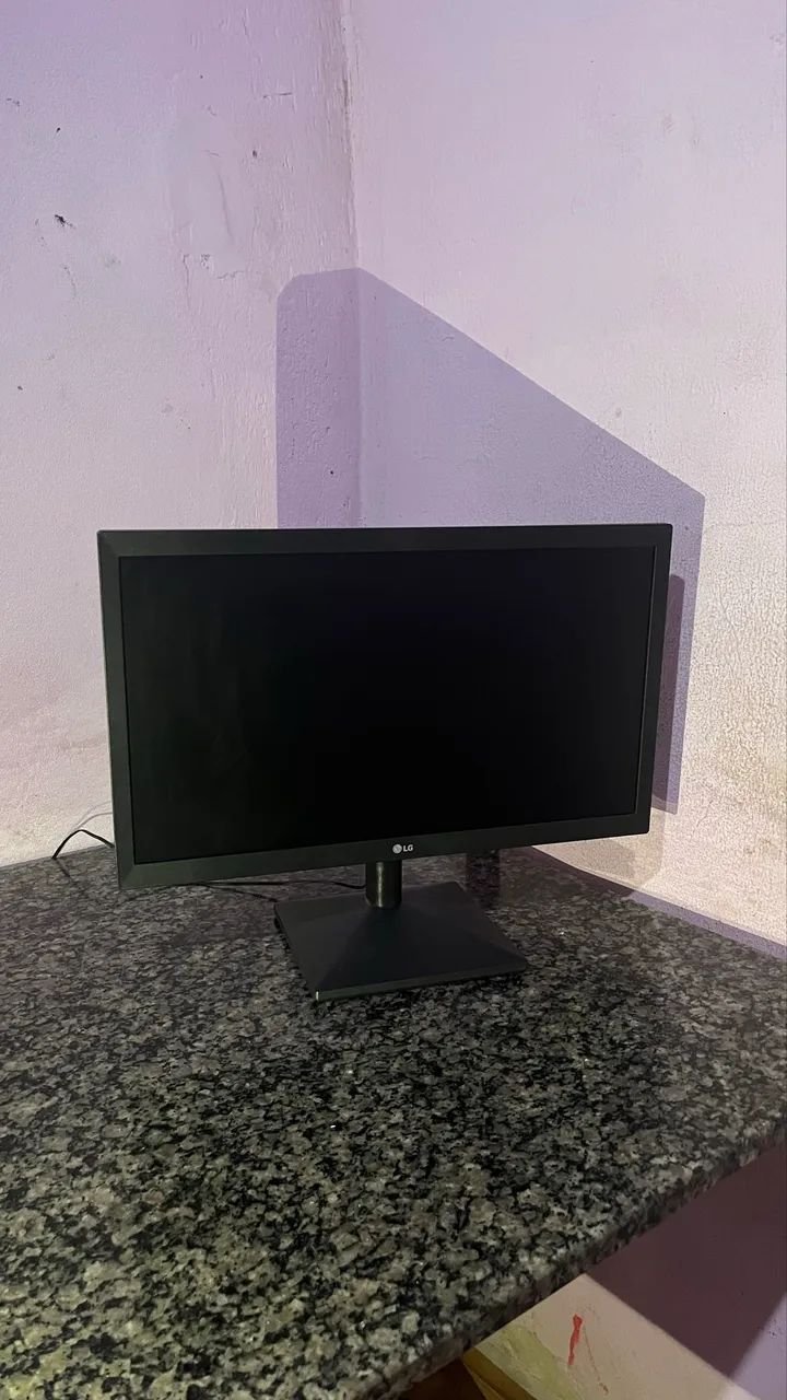 Monitor LG 19.5 LED HD - HDMI e VGA - 75Hz - Bem Conservado - Foto 3