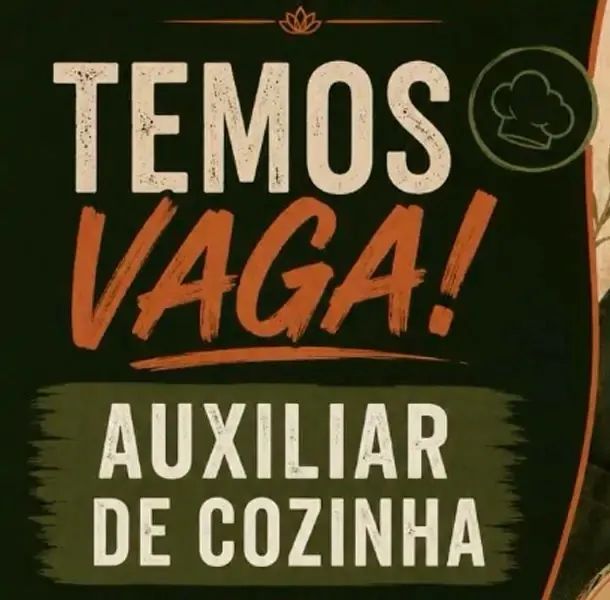 Vaga Auxiliar de Cozinha