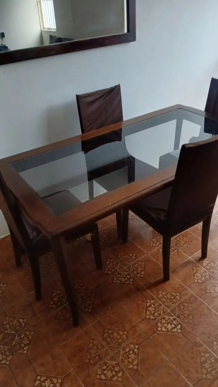 Mesa grande 4 cadeiras  - Foto 2