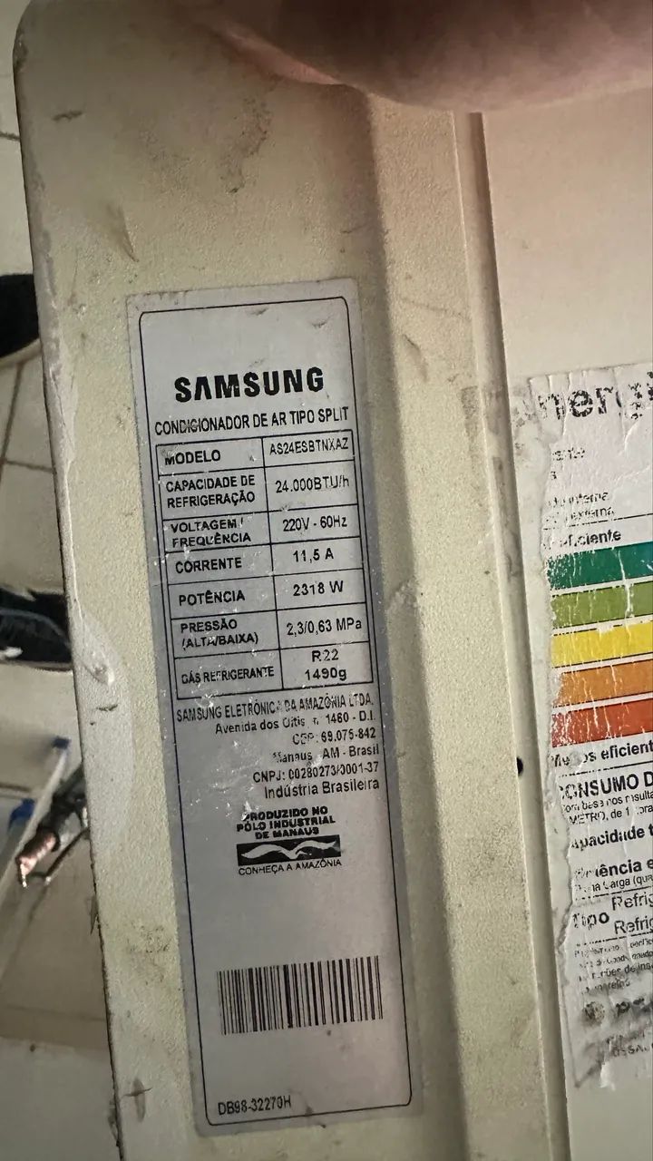 Ar condicionado 24000btus