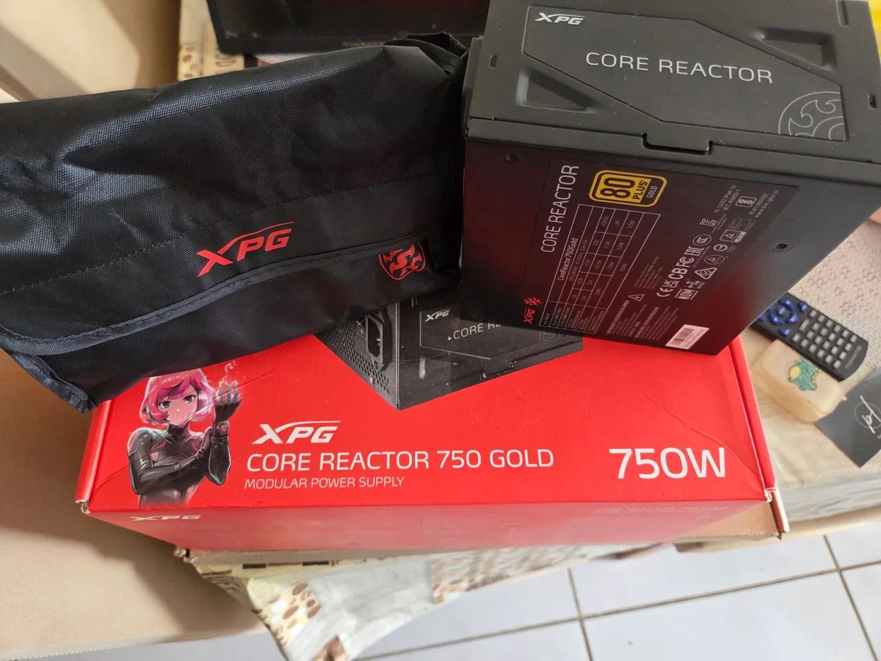 FONTE XPG 750W FULL MODULAR NA GARANTIA