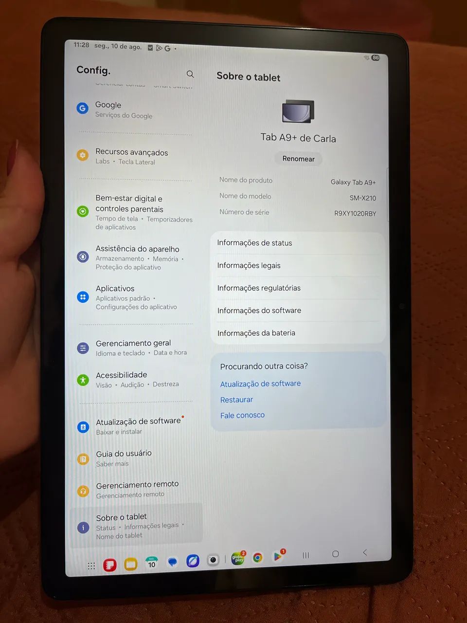 Tablet Galaxy Tab A9+