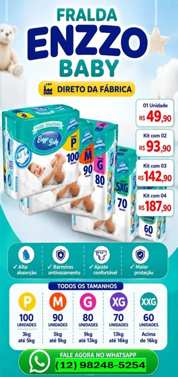 Fraldas - Foto 4