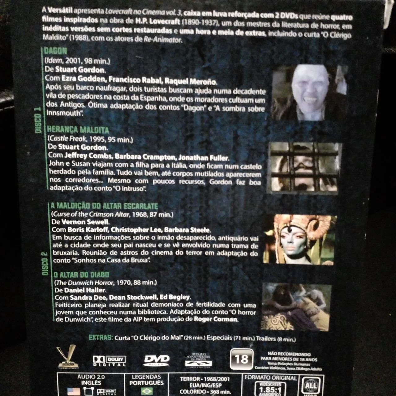 Dvd Lovecraft no Cinema Vol.2 e 3 - Foto 5