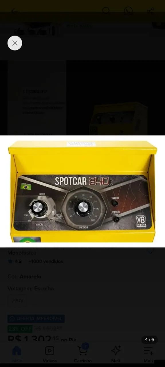 repuxadeira spoote car v8brasil - Foto 3