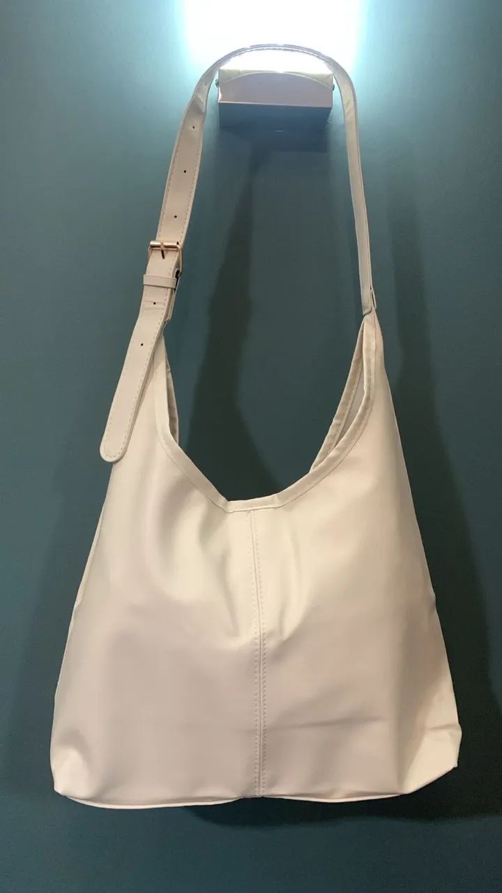 Bolsa branca corino- nova