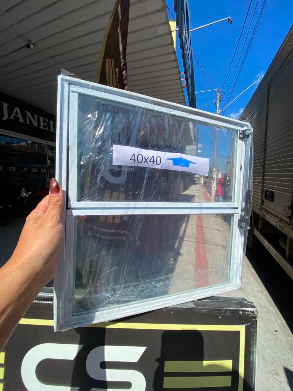 BÁSCULA DE ALUMÍNIO BRANCO 40X40 - COMPRA CERTA  - Foto 5