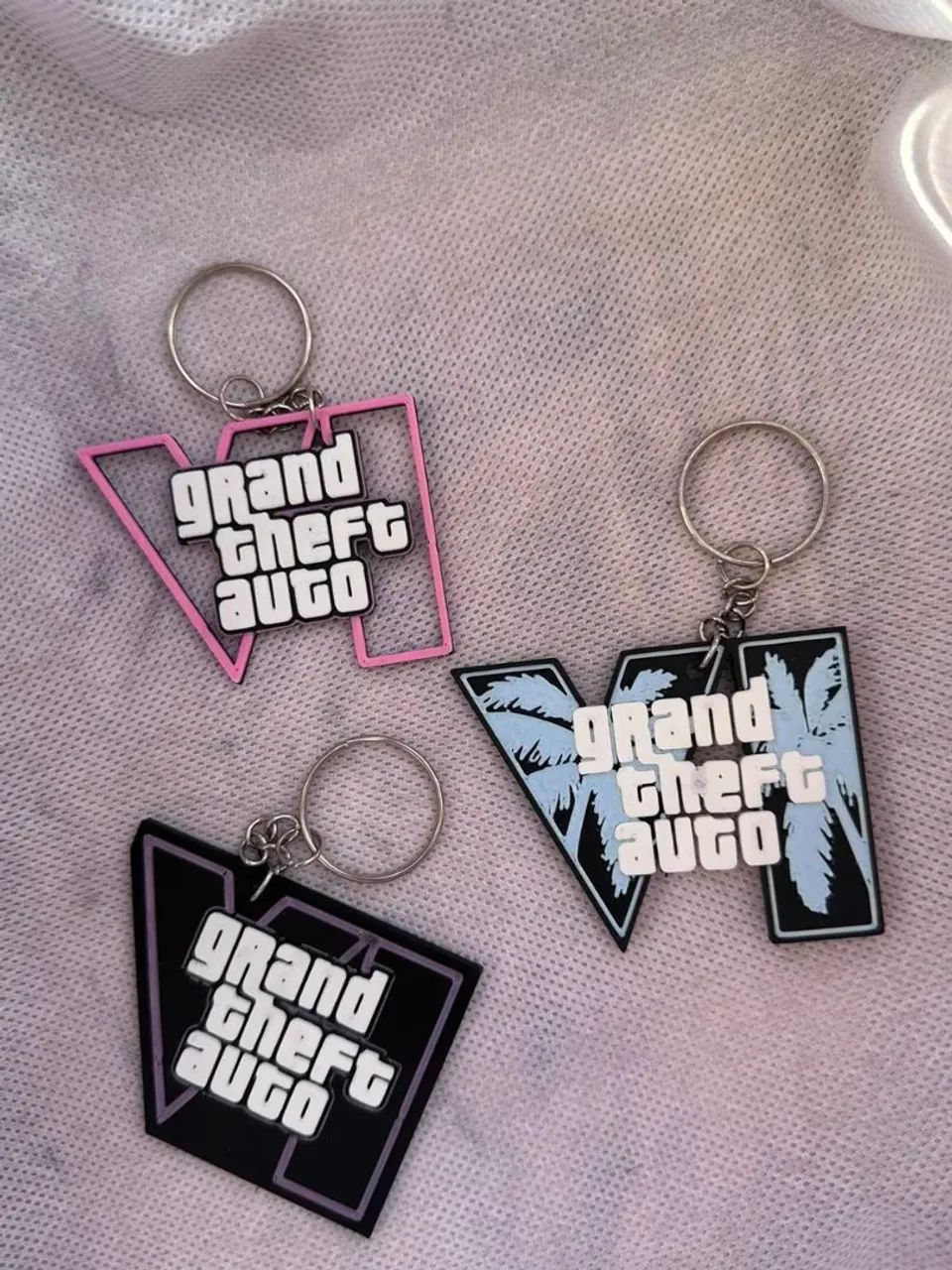 Chaveiro personalizado tema GTA 6