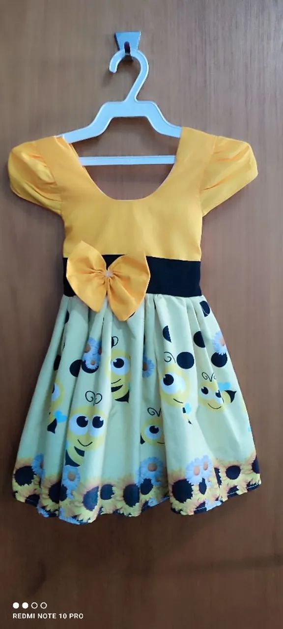 Vestido e Sandália da Abelhinha  - Foto 3