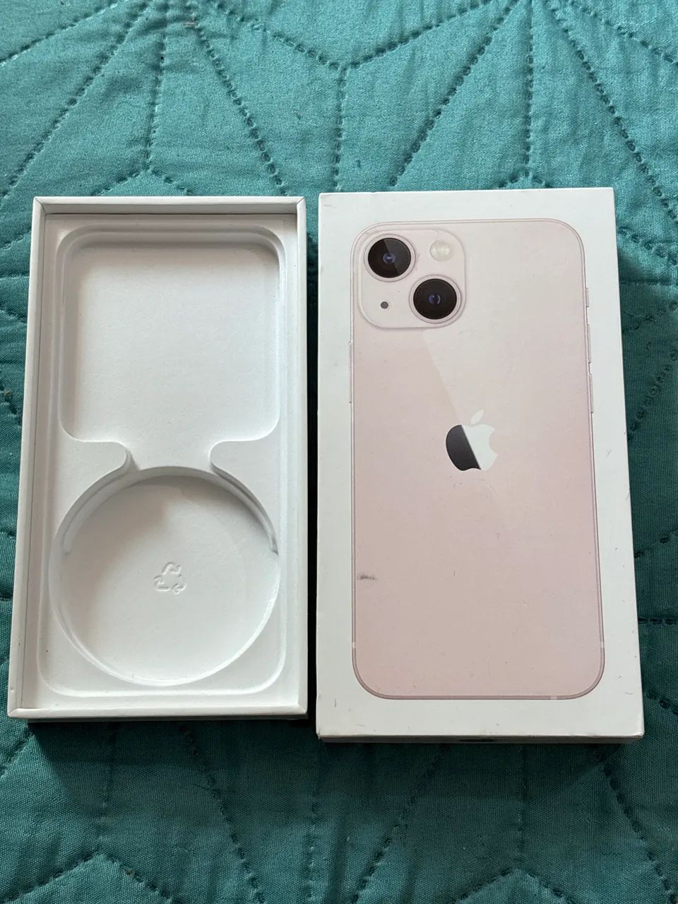 Caixa iphone 13 mini rosa