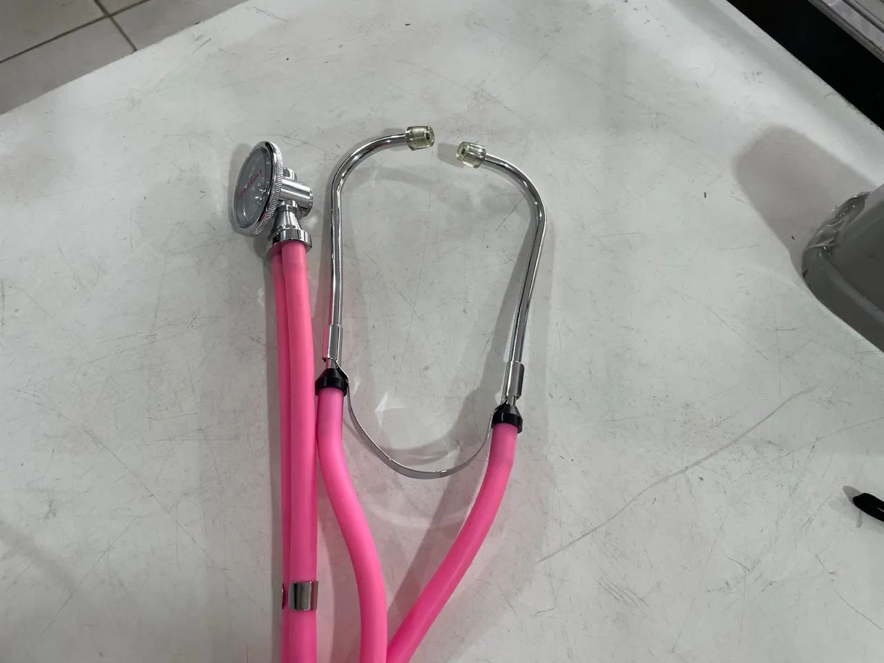 Estetoscópio Rappaport Premium Rosa - Foto 5