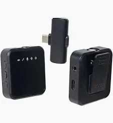 Microfone de Lapela H'MASTON Sem Fio 2 em 1  - Foto 3