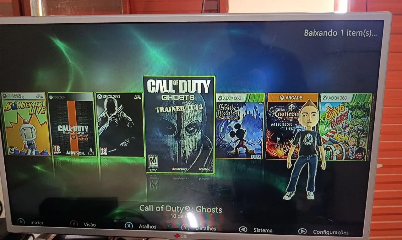 Xbox 360 com 66 jogos  - Foto 5