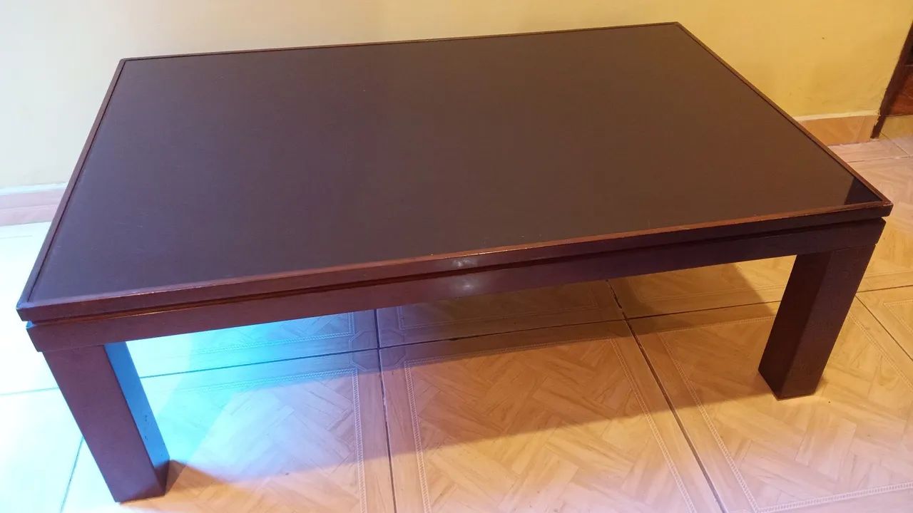 Mesa de centro com vidro - Foto 2