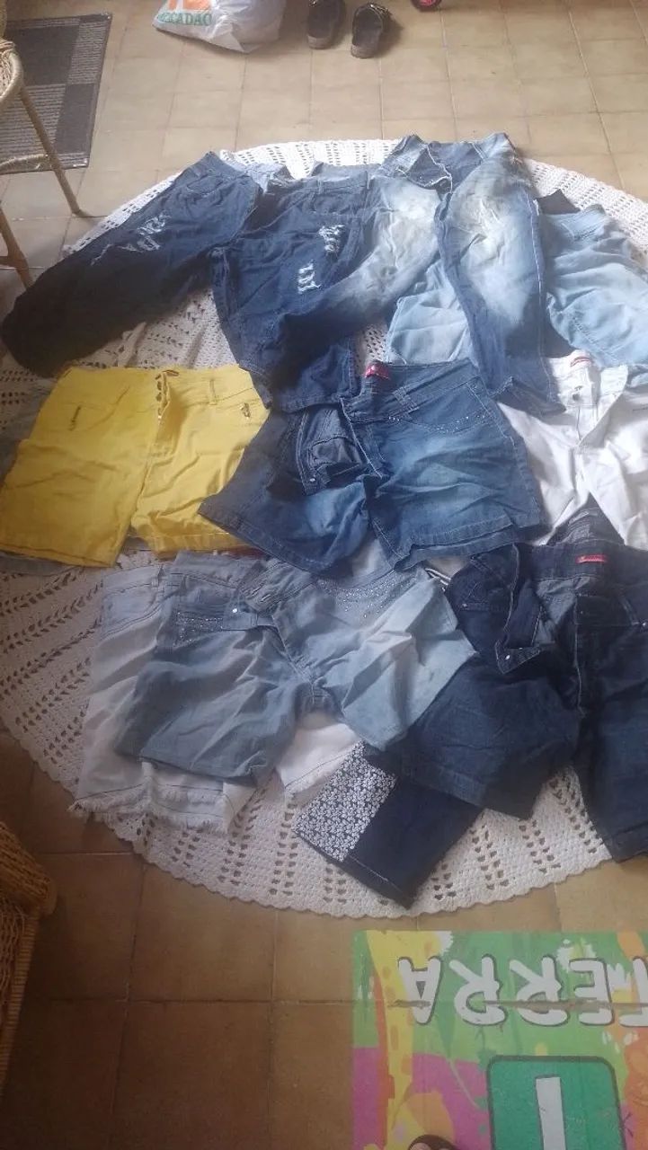Lote roupa jeans plus size usado  - Foto 2