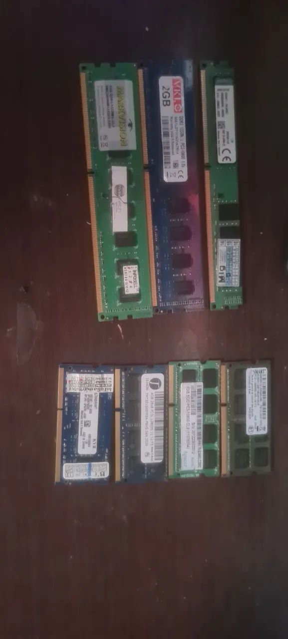 Memorias ddr3 8g 4g e 2g ddr3 notebook e desktop