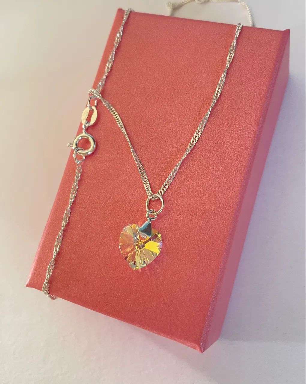 Conjunto novo em prata 925 