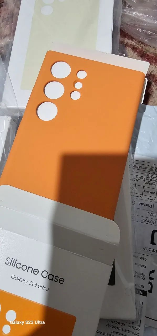 Capa s23 ultra Silicone Novas na caixa. - Foto 4