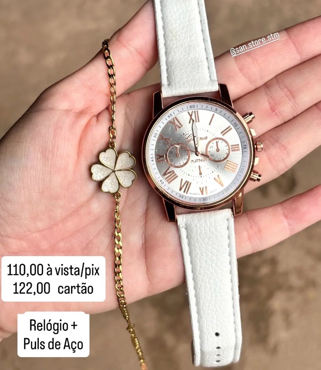 Relógio com Pulseira de Aço  - Foto 2