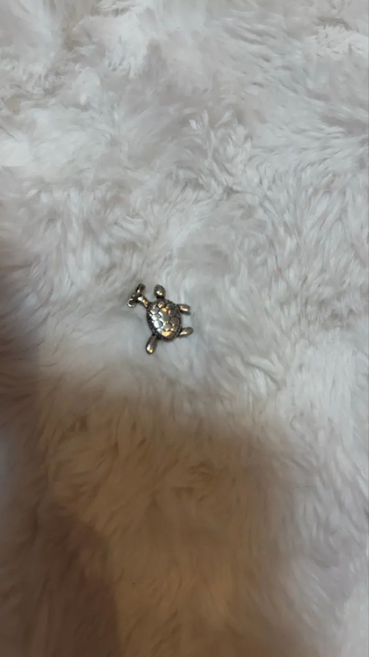 Pingente prata 925 de tartaruga 