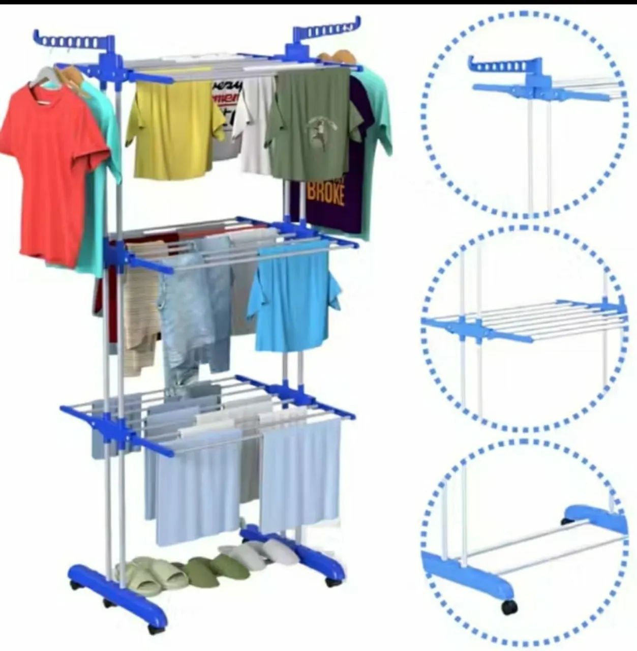 Varal de chão 3 andares - Foto 4