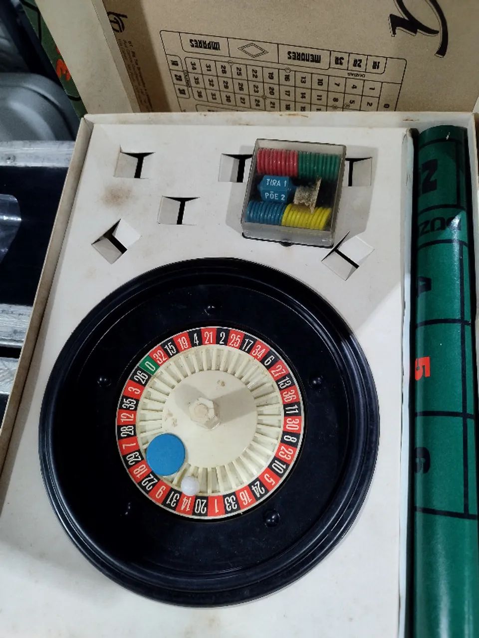 Jogo roleta antigo original anos 80 - Foto 2