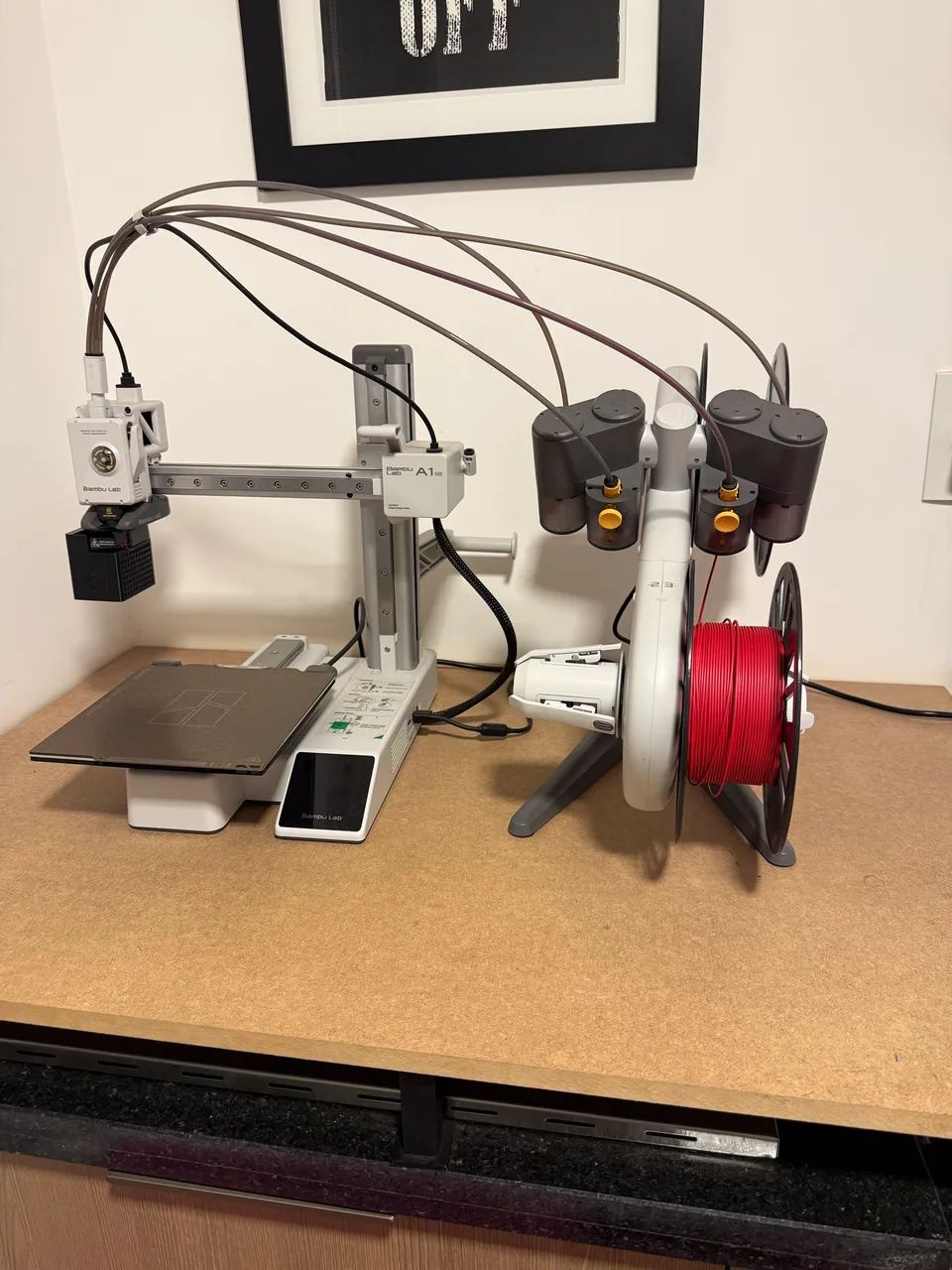 impressora 3D bambu lab A1 mini + AMS