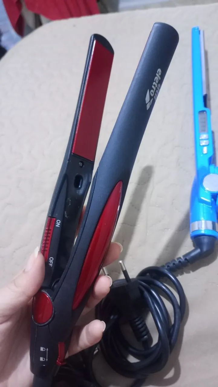 2 chapinhas e 1 Pente alisador de cabelo  - Foto 3
