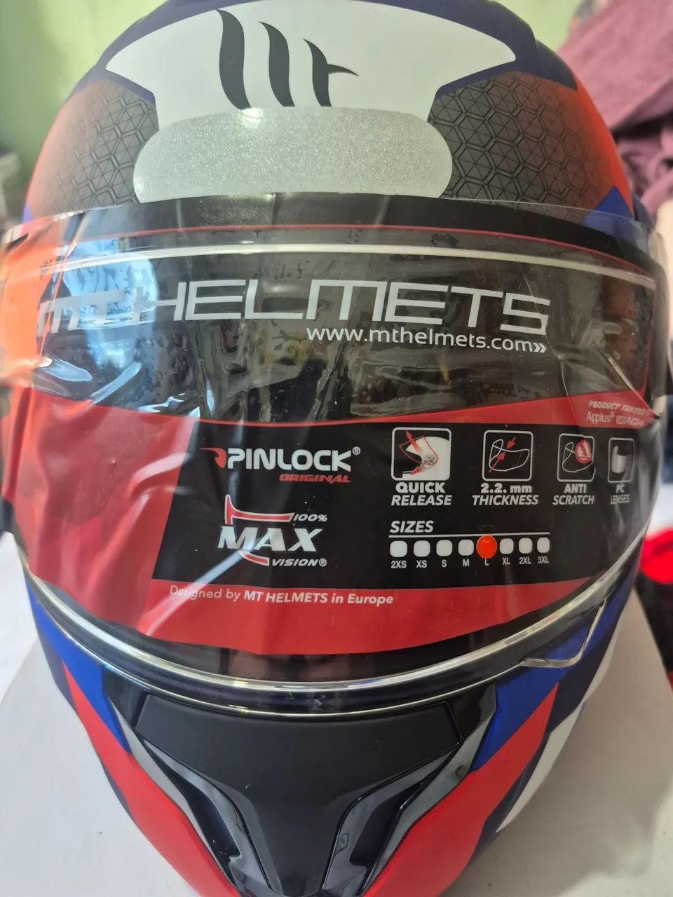 Capacete para motociclista novo número 60 - Foto 4