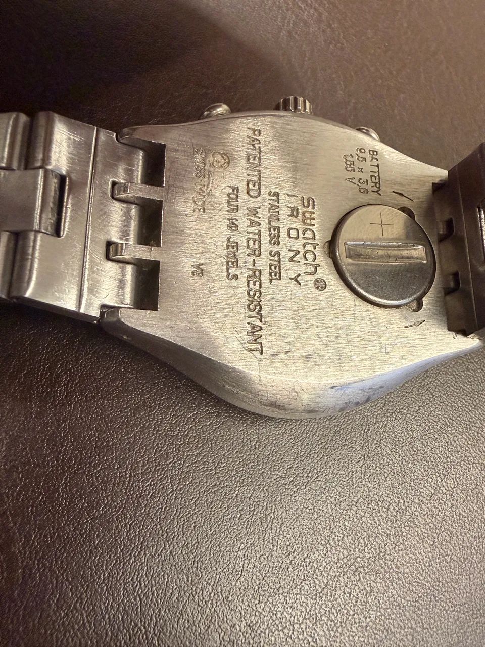 Swatch Irony Chronograph 2003 - Swiss Made - Aço - Cronógrafo - Foto 3