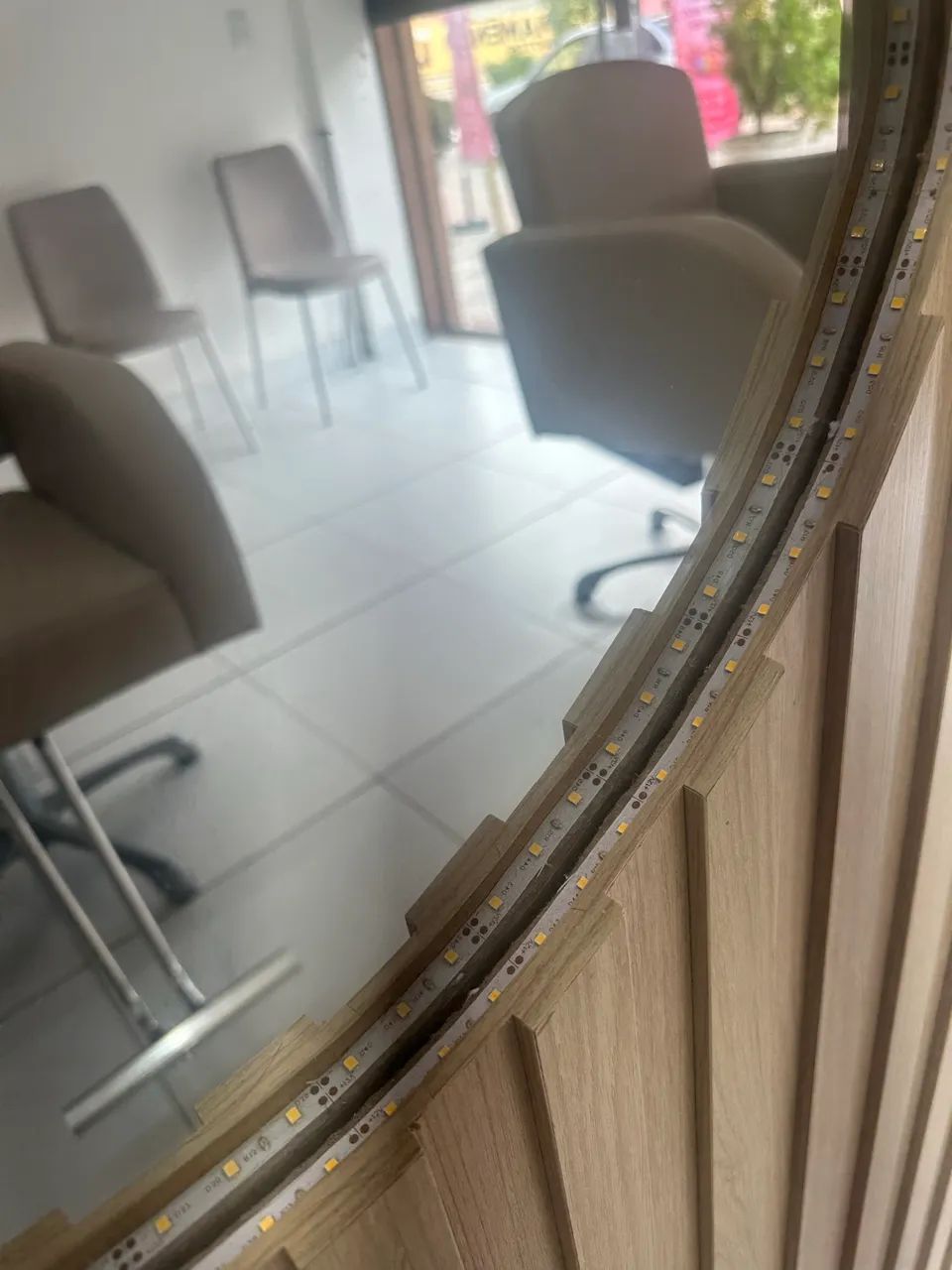 Ripado com espelho e led  - Foto 4