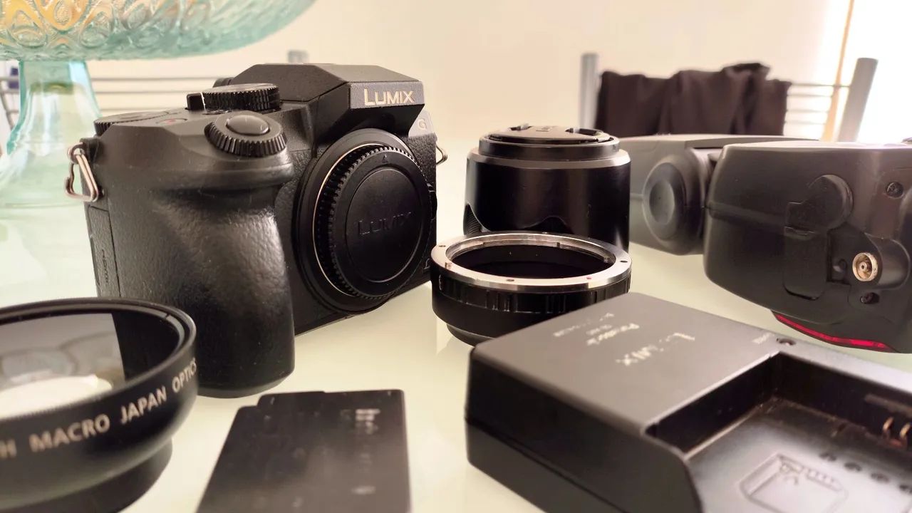 Lumix G7 muito conservada - Foto 4