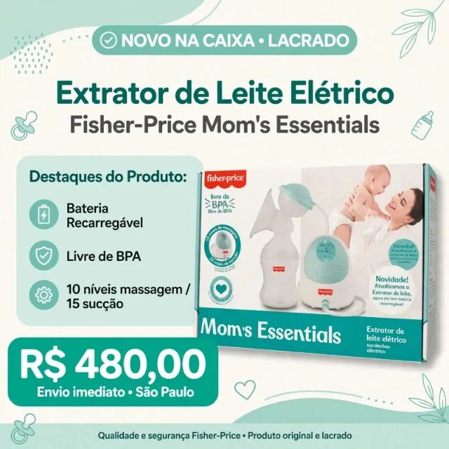 Extrator de leite elétrico 