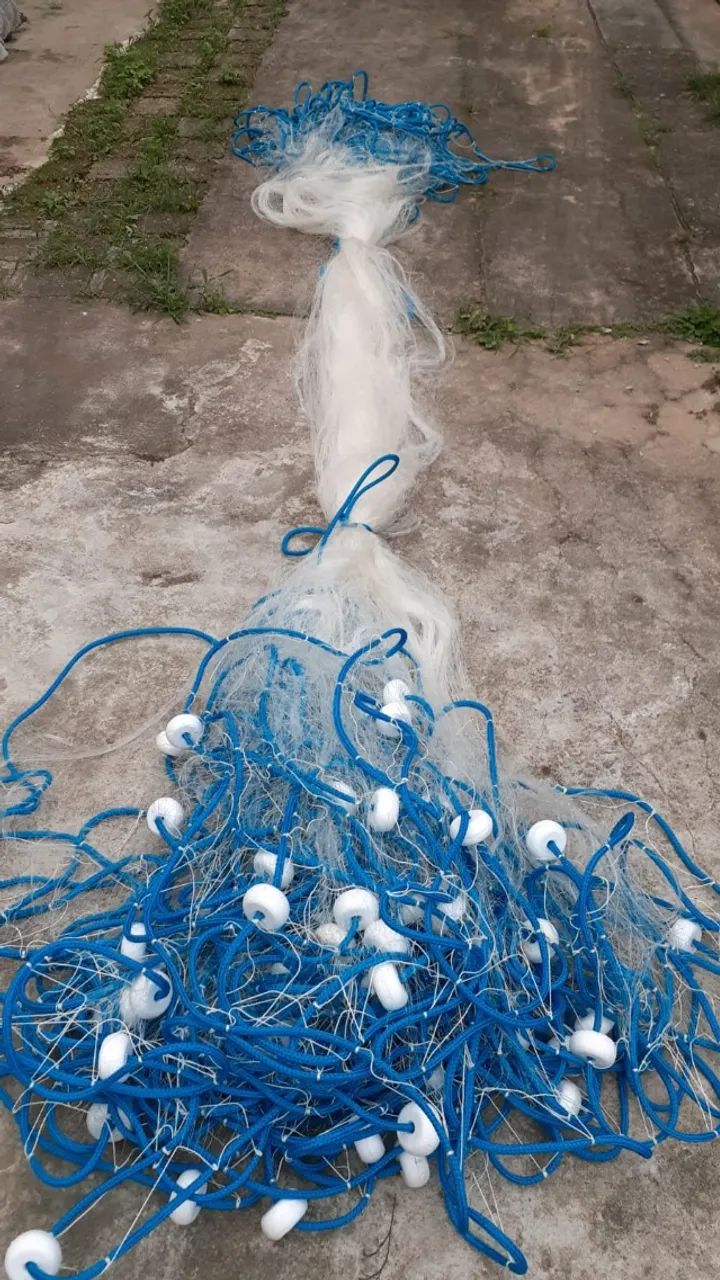 Canoa de fibra + Redes de pesca - Foto 6