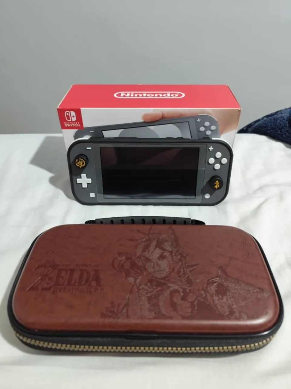 Nintendo Switch Lite - SD 512gb - Cinza - Desbloqueado - Consoles