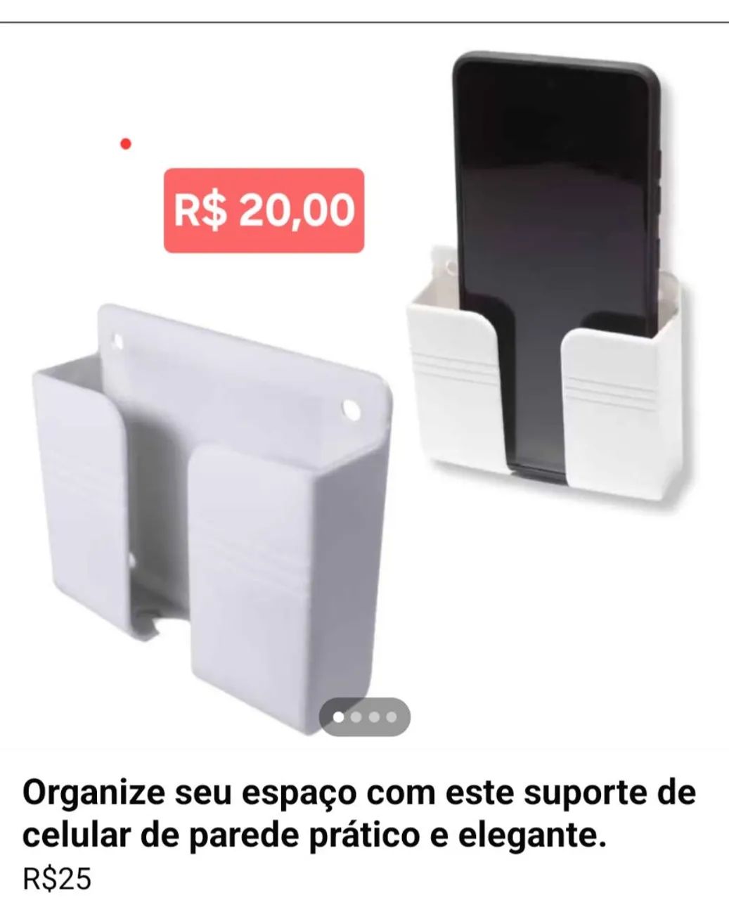 Suporte de parede para celular - Foto 2