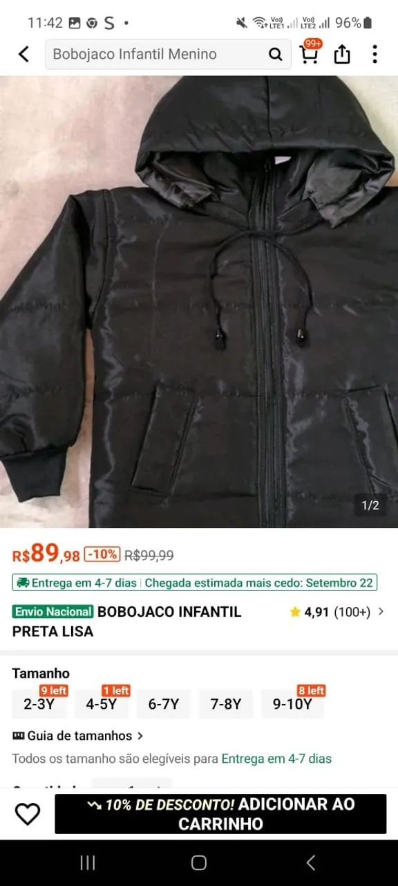 Jaqueta tam 4 NOVA - Foto 3