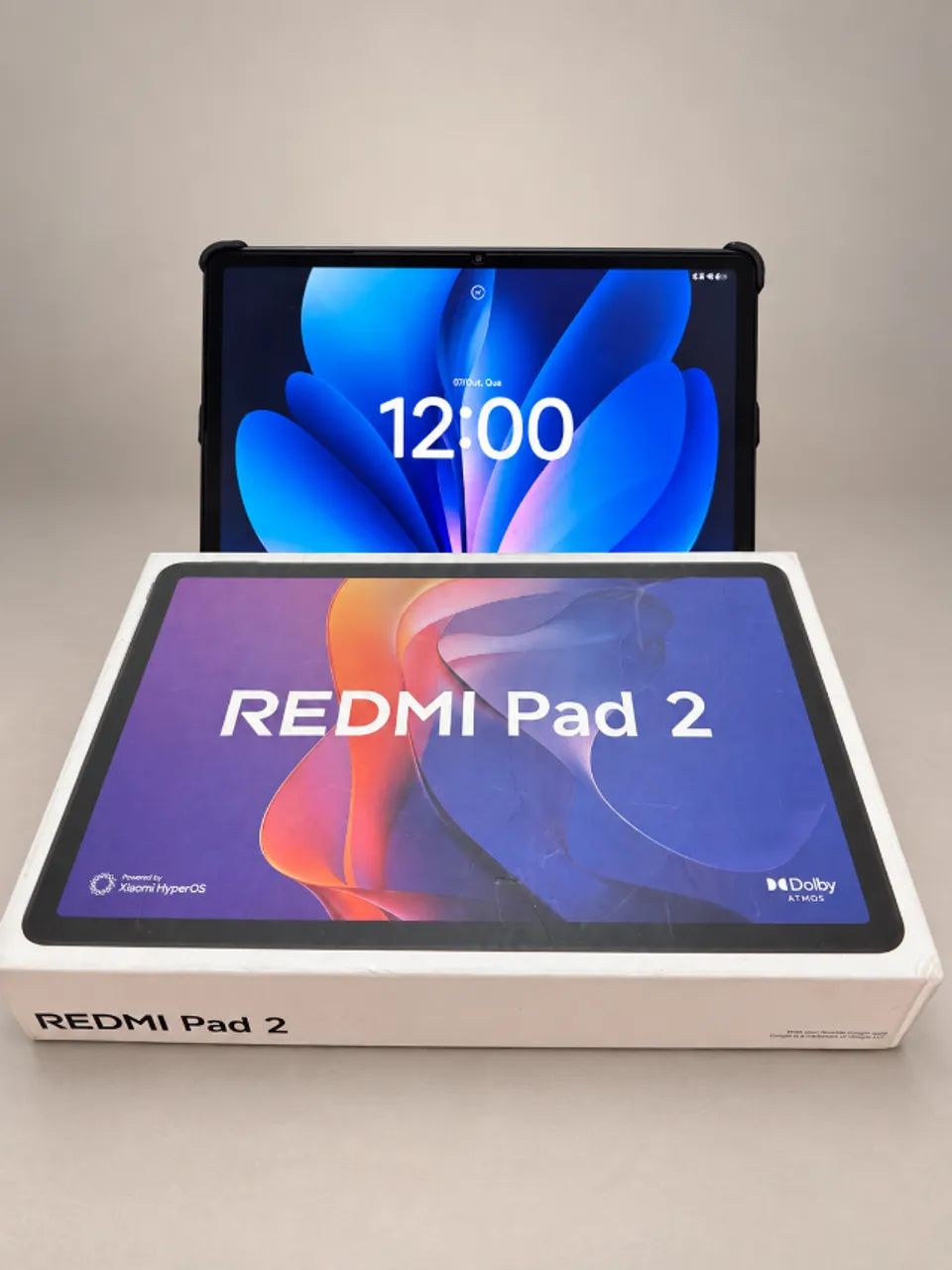 Tablet Xiaomi Redmi Pad 2 128GB com caixa e capa