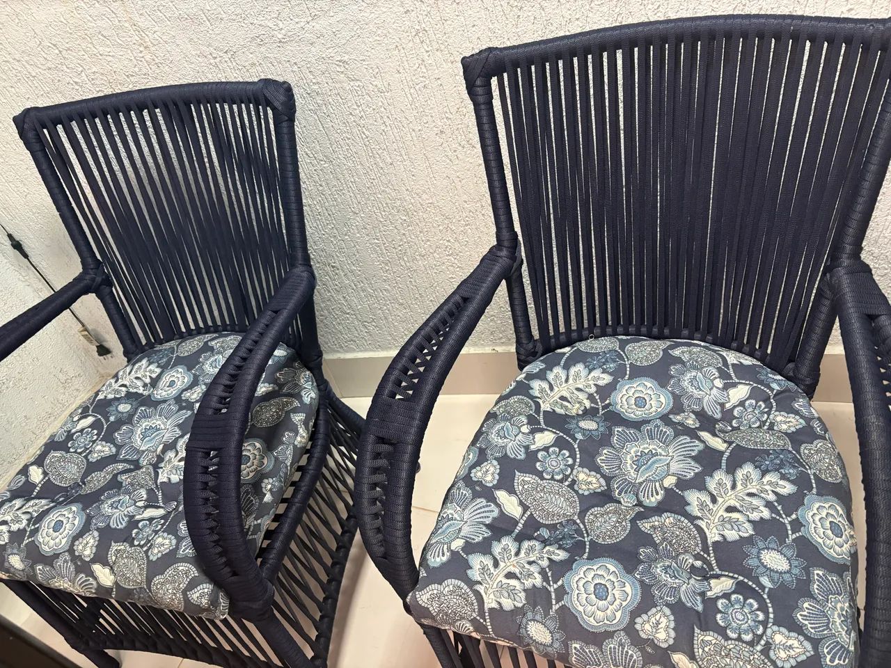 Cadeiras corda náutica 