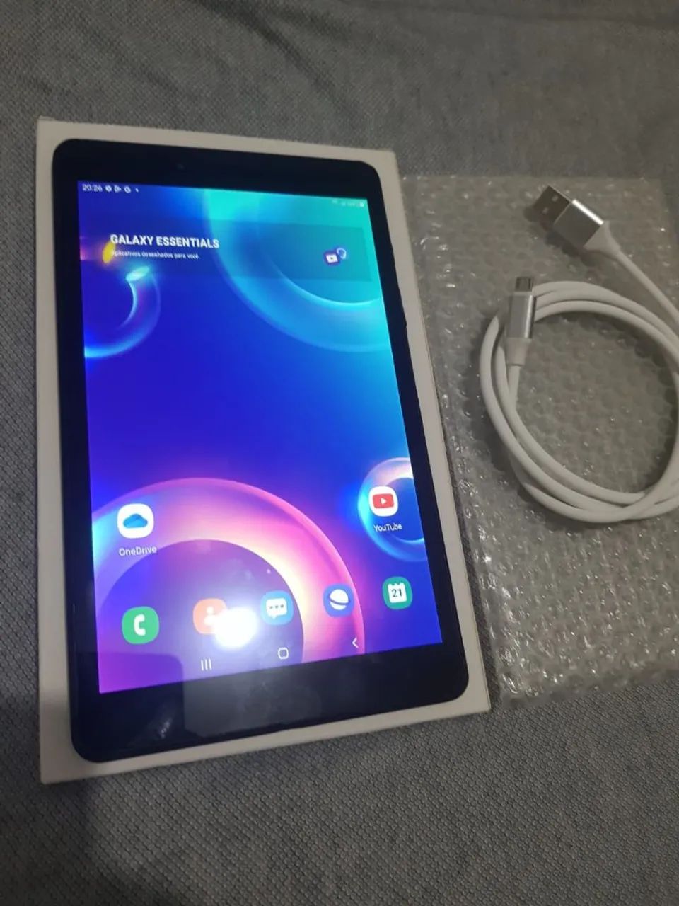 Tablet Samsung top + caixa 